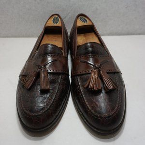 Johnston and Murphy Alligator Tassel Loafers